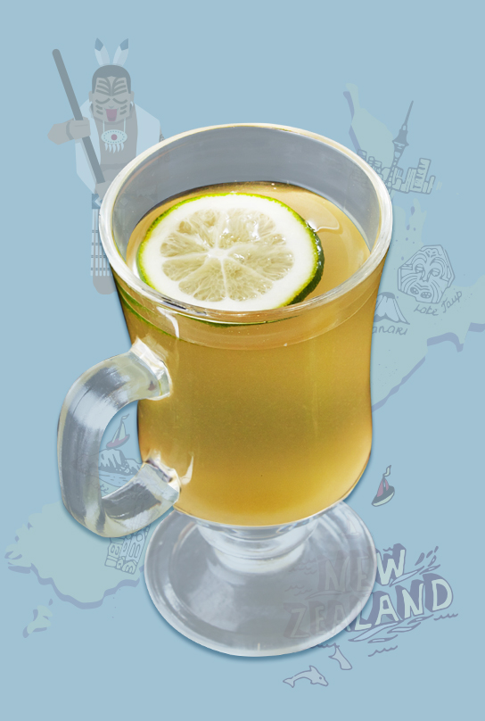 姜汁麦卢卡蜂蜜柠檬茶（热饮）